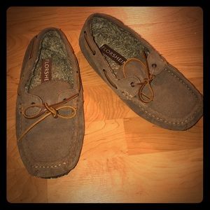 Brown moccasins